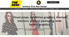 Desktop Screenshot of printsigndesign.co.uk